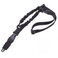 Rifle Sling, 1 point Bungee, Black