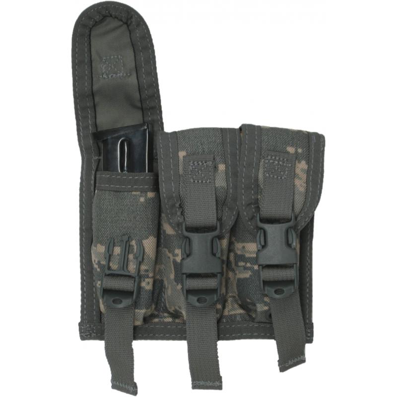 9mm, Ammo Pouch, Holds 3 clips, MOLLE - Click Image to Close