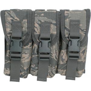 3-USAF ABU DFLCS Single Pocket 5.56 Double Mag Ammo Pouch 1x2 MOLLE DF-LCS 
